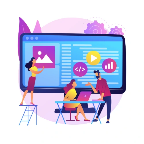 Web development for large-companies